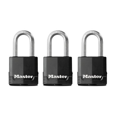 Master Lock 3PK 134Cover Padlock M115XTRILFCCSEN
